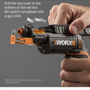 WORX 4V 6.35MM CORDLESS SCREWDRIVER [WX255]