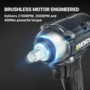 WORX 20V 400NM BRUSHLESS IMPACT WRENCH [WE272]