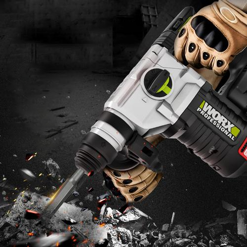 WORX 20V MAX 3KG BRUSHLESS 24MM ROTARY HAMMER [WU388]