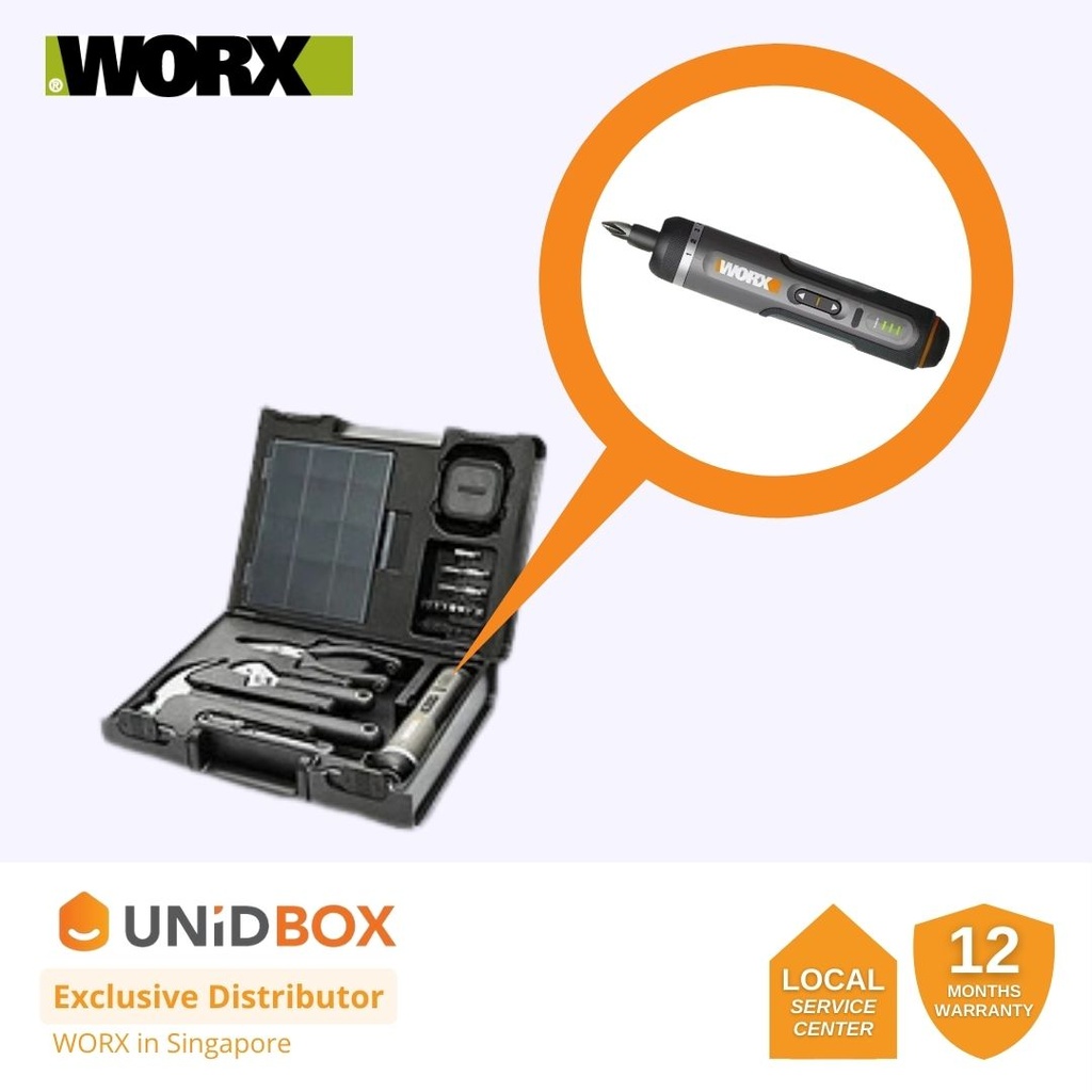 WORX 4V 6.35MM CORDLESS SCREWDRIVER [WX242.1]