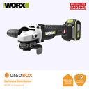 WORX 20V 100MM BRUSHLESS ANGLE GRINDER [WU806.1]