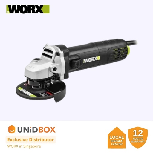 [08-06-00002] WORX 720W/100MM ANGLE GRINDER [WU800S]