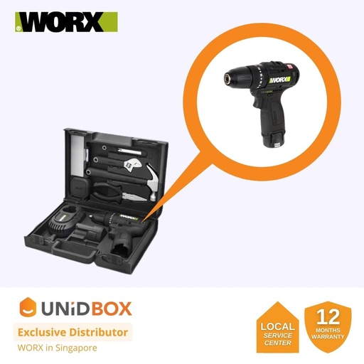 [08-12-00283] WORX BRUSHLESS IMPACT DRILL [WE211.4]